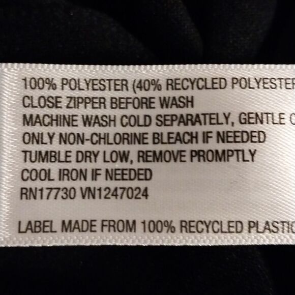 NWT WILD FABLE Women's Track Zip Up Jacker - Black-Red -White Size XS - Picture 10 of 12